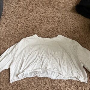 Garage White Long Sleeve Top